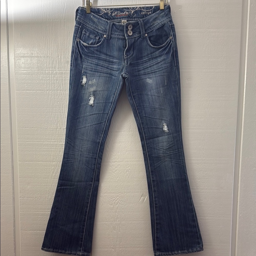 Refuge Skinny Boot Jeans Sz 4 Short